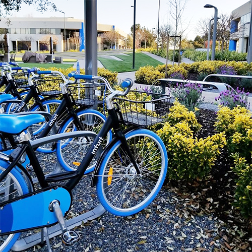 BLOOM sharing software used for corporate campus bike sharing and scooter sharing applications.